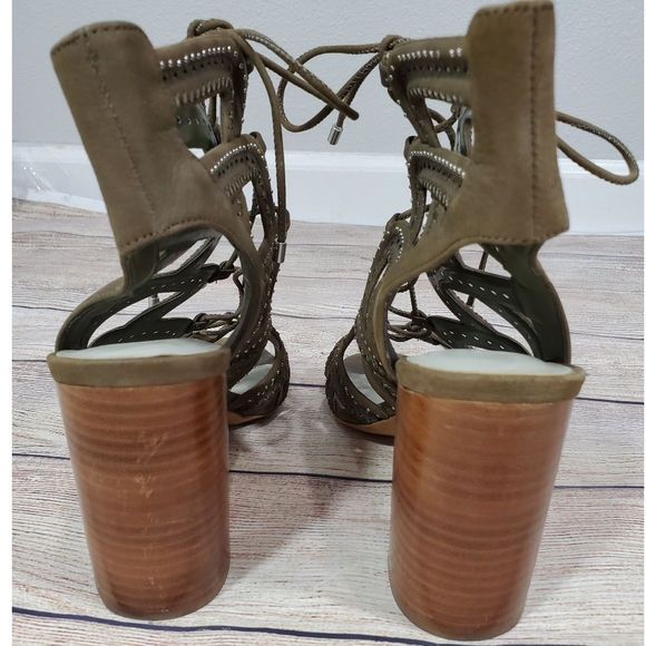 1. State Kayley Caged Lace-Up Studded Sandal - Picture 4 of 7